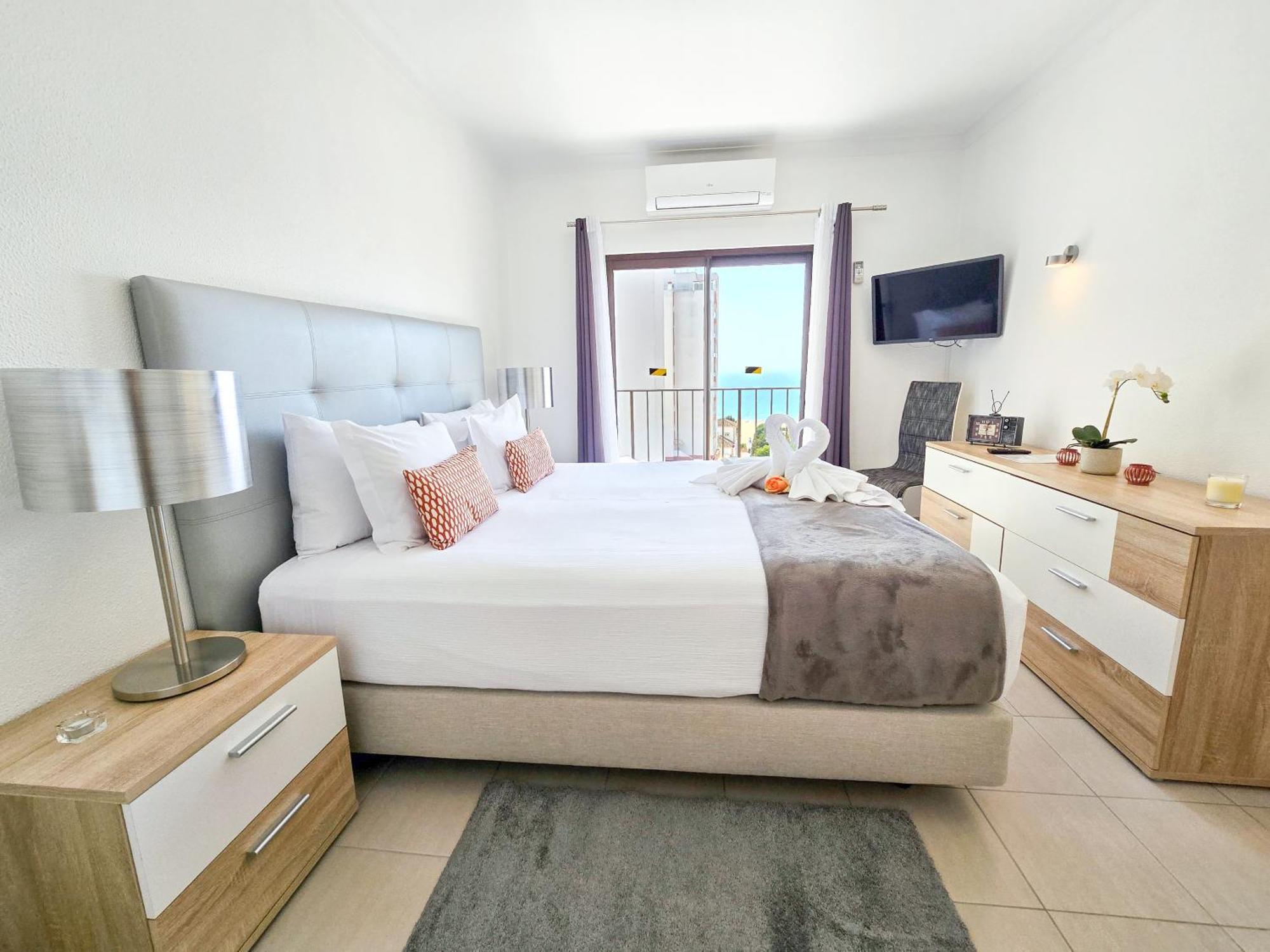 Apartamento Praia Rocha Vista Mar Ambar Portimão Esterno foto